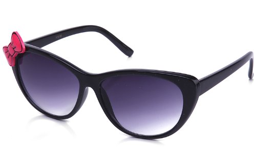 Kyra Women's High Fashion Cat Eye Bow Sunglasses