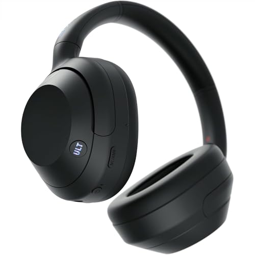 Image of Sony WHULT900N /B ULT WEAR Wireless Noise Canceling Headphones - Black Bundle with 2 YR CPS Enhanced Protection Pack, Mizco Travelocity in-Ear Headphone, Deco Gear Hard Case and Type C Adapter