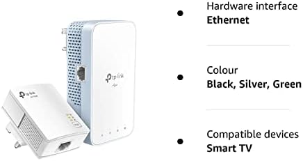 TP-Link AV1000 Gigabit Powerline ac Wi-Fi Kit, Broadband/WiFi Extender, WiFi Booster/Hotspot, Refurbished