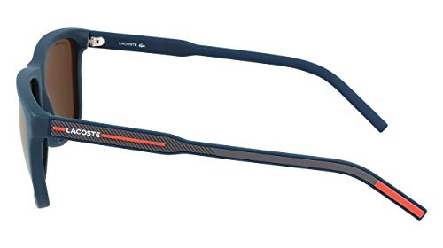 Lacoste Men's L932S Rectangular Sunglasses, Matte Blue, 57/15/145 #TOP2