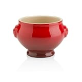 Le Creuset 91017511060000 zestaw 2 misek do zupy z kamionki 0,6 l, Cerise