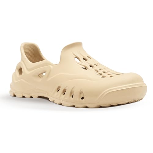 Image of Stylish and Comfortable Anti-Skid Men's Clogs | Waterproof, Breathable & Lightweight | Slip-On Style Unisex Everyday Footwear for Home, Travel, and Outdoors | TEG-7009