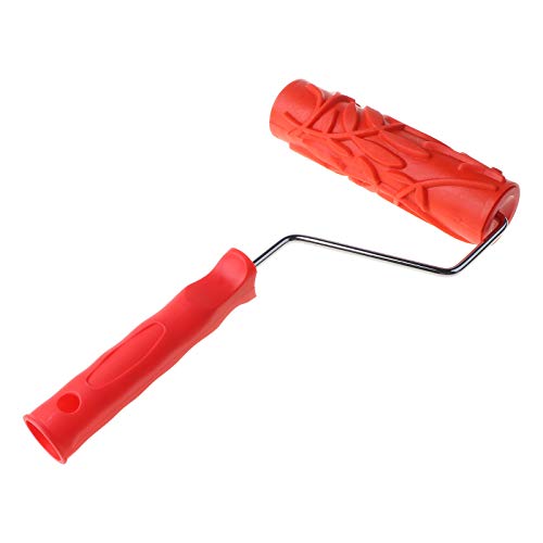 Buwei Rodillo de Pintura de 7' Pulgadas para decoración de Paredes Relieves de Grano de Madera Herramientas de Pintura Herramientas de imitación de Grano de Madera