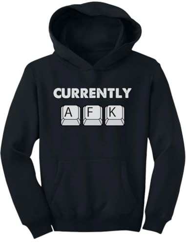 Tstars Currently AFK Funny Gamer Hoodie for Kids Youth Boys Gaming Sweatshirts Hoodies Gift Apparel Youth Hoodie X-Large Black