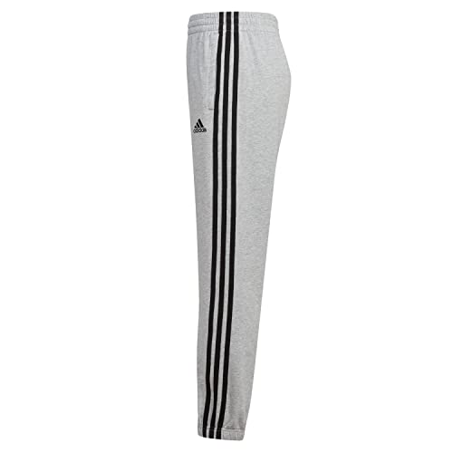 adidas Boys' Toddler Elastic Waistband Essentials French Terry 3-Stripe Jogger2