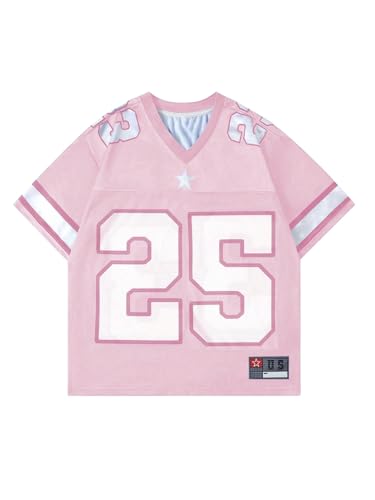 Men's Number Graphic Jersey Shirts Short Sleeve Striped Casual T Shirt Top Athletic Sports Jersey T Shirts Streetwear