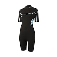 ZCCO Neoprenanzug Shorty für Damen, 3/2mm Kurze Neoprenanzüge für kaltes Wasser, CR-Neopren Tauchanzüge zum Tauchen Surfen Schnorcheln Kajakfahren Wassersport