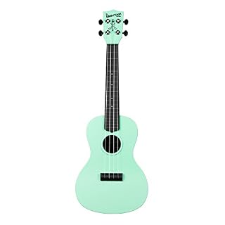 Kala Ka-cwb Waterman Ukulélé de concert Lots Bundle w/Hard Case Vert mat - Les Beatles, Paul McCartney, John Lennon, RIngo Starr, George Harrison Kala Ka-cwb Waterman Ukulélé de concert Lots Bundle w/Hard Case Vert mat – Image 2