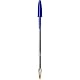 BIC 8373609 Kugelschreiber Cristal Medium, Blau, Strichstärke 0,4mm, 50 Stück