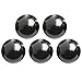 Linnkyfloa for 5 Pcs Black Ball Lever Knobs with Female Thread M5/M6/M8/M10/For M12 for Machine Tools, 20-40mm Diameter Round Knobs for Industrial Equipment and(M10x35)