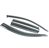 Der Windabweiser lässt Frischluft zirkulieren, verhindert eindringenden Regen und verbessert die Belüftung bei jedem Wetter.