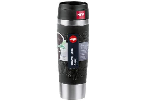 Emsa N20220 Travel Mug Classic Gobelet isotherme 0,5 l | Bouchon à vis confortable | Acier...