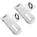 Yardenfun 2pcs Door Lock Hasp Latch Door Latch Folding Door Lock Stainless Steel Door Lock Door Safety Latches Lock Latch for Door Latch Lock 201 Stainless Steel Thicken Hasp Lock