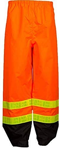 Kishigo RWP101 Storm Stopper Pro Rainwear Pant, Fits Large and Extra Large, Orange