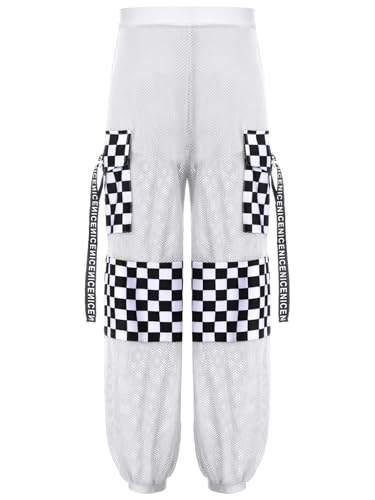 Kids Jogger Pants with Pockets Elastic Waist Breathable Mesh Sweatpants for Girls & Boys Active Wear2