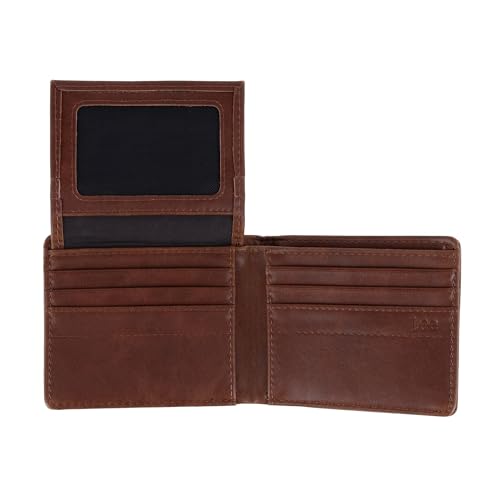 Lee Men's Embossed Passcase Wallet, Cognac4