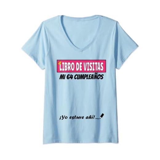 Mujer Libro De Visitas - 64 Años Cumpleaños Divertido Regalo Mujer Camiseta Cuello V