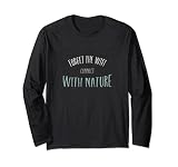 Phrase amusante sur le camping, Nature en plein air, Campeur Manche Longue