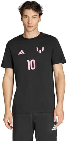 adidas Mens Messi Name & Number Graphic T-Shirt