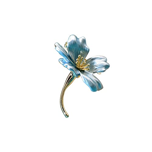 Broches en cuivre et émail de haute qualité style floral
