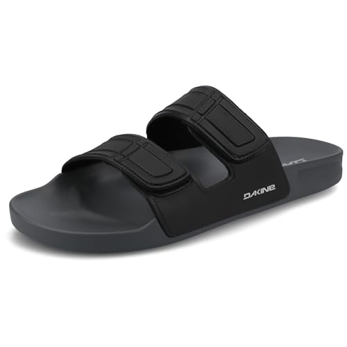 Dakine Men's Mason Slide Sandal with Adjustable Velcro Straps Slip-On Comfort Soft Cushion Arch Support