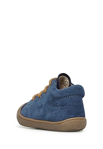 Naturino Cocoon-Chaussures Premiers Pas en Cuir, Bleu foncé 29