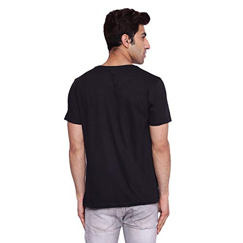 Image of Men's Regular Fit Round Neck Short Sleeves Knitted T-Shirt