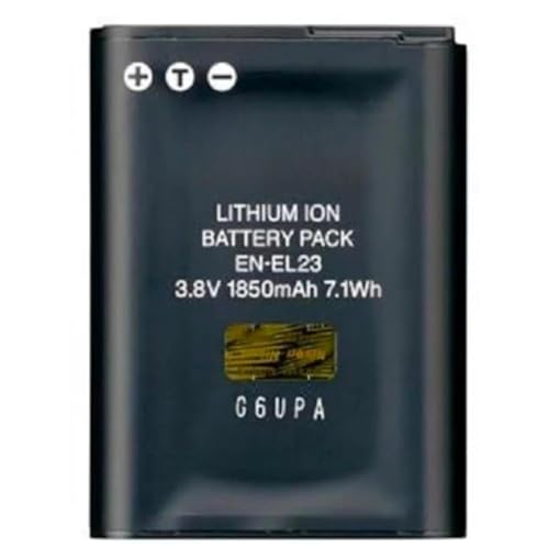 Image of Rechargeable EN-EL23 Camera Battery for Nikon Coolpix B700, P600, P610, P610s, P900, P900s, S810c | 3.8V 1850mAh 7.1Wh Li-ion Replacement Battery