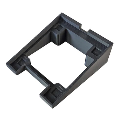 Kivivaka Molinillo de café de la serie MMG con base inclinable, soporte inclinado de 15 grados, estabilidad y ergonomía, material PLA, color negro