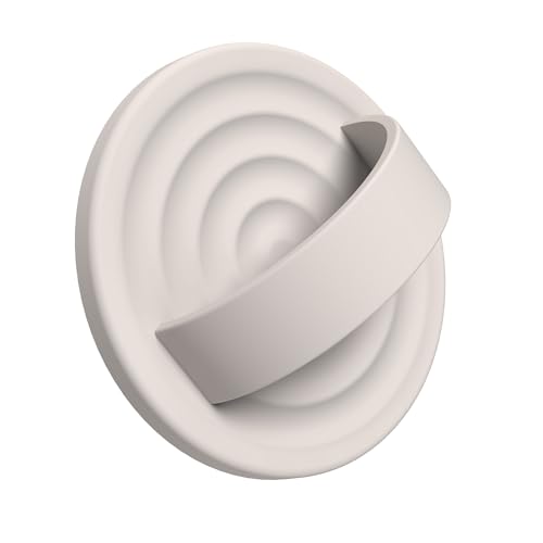 Support magnétique amovible iPhone et anneau poignée silicone pour coque MagSafe