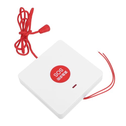 FUTUREORYY Dispositivo di Allarme a Chiamata di Emergenza con Cordino di Trazione Pulsante Antincendio Montato a Parete Dispositivo di Allerta per Anziani e Assistenza Pazienti in Spazi