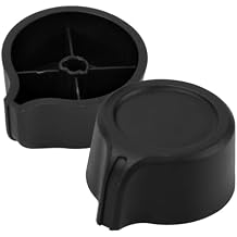 Crockpot Control Knobs Replacement 0.25" Shaft for Hamilton Beach 33665G Slow Cooker, Crock Pot Control Adjustable Knob Replacement, 2 Pack