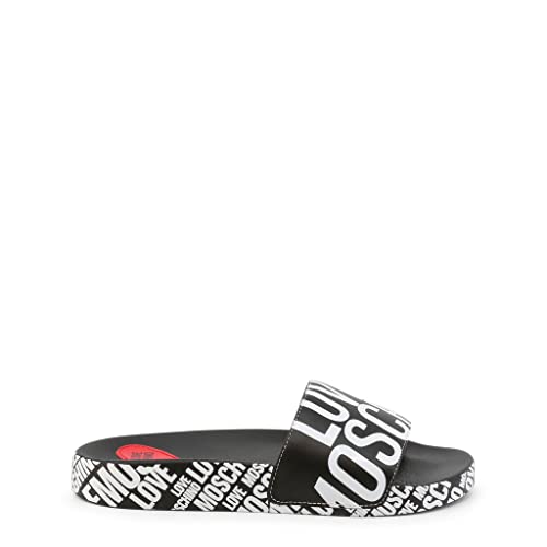 Sandales Love Moschino Noir 41 pour Vos Sorties Chic et Terrasses d'Été