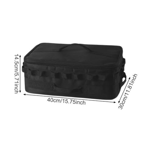 Ustensiles de cuisine de camping rangés et protégés dans cette pochette solide - 5