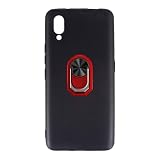 UOGNADGD Case and Ring Holder for Vivo Nex S - Black+Red