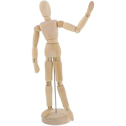 US Art Supply Wood 8" Female - Artist Drawing Manikin