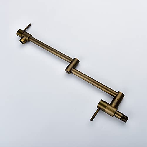 Robinet de remplissage de pot extensible avec bras oscillant double articulation