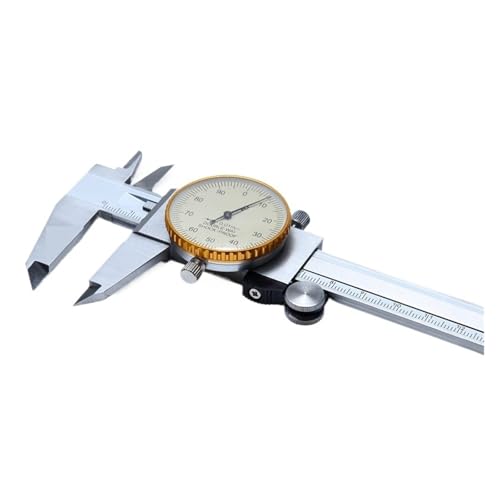 Calibre metrico antichoque de precision 0,01mm con vernier de acero inoxidable bidireccional