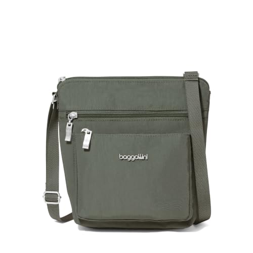 Image of Baggallini Pocket Crossbody Bags for Women 8x8 Small Lightweight Durable Water-resistant Travel Purse W /Rfid