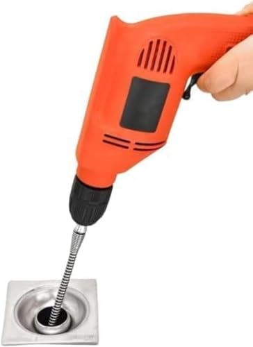 AZIEBAY 改良型電動パイプクリーナー ワイヤー付き 排水口掃除 強力清掃 家庭用・キッチン・浴室対応 安心してお選びください