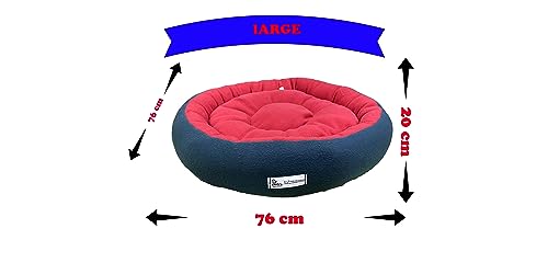 Image of Premium Large Size Dog Bed for Large Dogs and Puppies Anti Skid Bottom Washable Orthopedic Big Dog /cat Beds Blue /Red