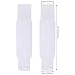 Dxhycc 3 Pairs Kids Striped Soccer Socks Athletic Soccer Leg Sleeves Socks for Youth Boys Girls Baseball Football Softball Rugby, White