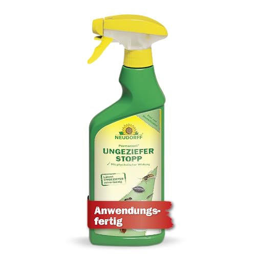 Neudorff Permanent UngezieferStopp Anwendungsfertiges Ungezieferspray mit zuverlässiger Sofortwirkung gegen kriechende und fliegende Insekten 500 ml