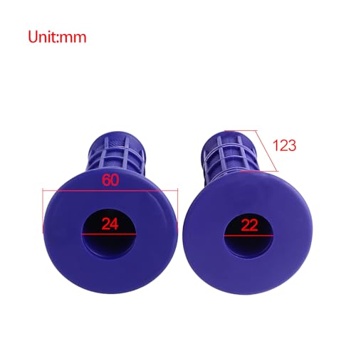 Image of FLYPIG Universal 22mm 7 /8 inch Motorcycle Handlebar Grips Bike Grips Non Slip Rubber Hand Grips for Honda Yamaha Suzuki Kawasaki KLX CRF YZF XR Polaris Arctic Cat Off Road Dirt Bike Handle Grips
