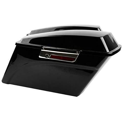 Alforjas duras completas con cerraduras y sello, compatibles con Harley Touring, Softail y Dyna miniatura 4