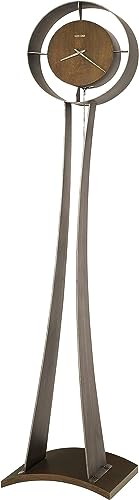 Jenkins Aged Silver Metal Floor Clock image product image