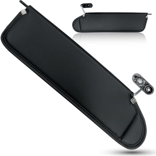 Sun Visor Fit for Jeep Wrangler TJ 2003 2004 2005 2006, Replacement Agate 13313.01 (Right Passenger Side(Black))