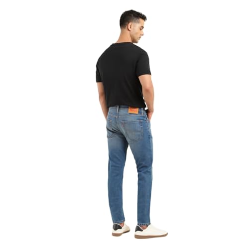 Image of Levi's Men's 512 Mid Rise Fitted Jeans Indigo