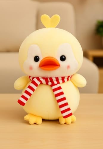 Image of SCOOBA Penguin Soft Toy 20 cm (Yellow Penguin with Scarf)