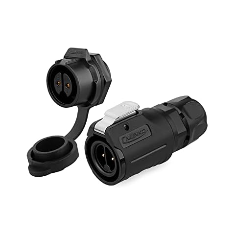 CNLINKO LP-16 Conector impermeable IP67 para cable de 2 pines Cover